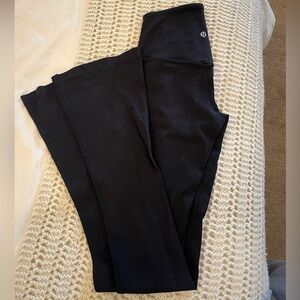 Black lululemon align flare leggings size 4